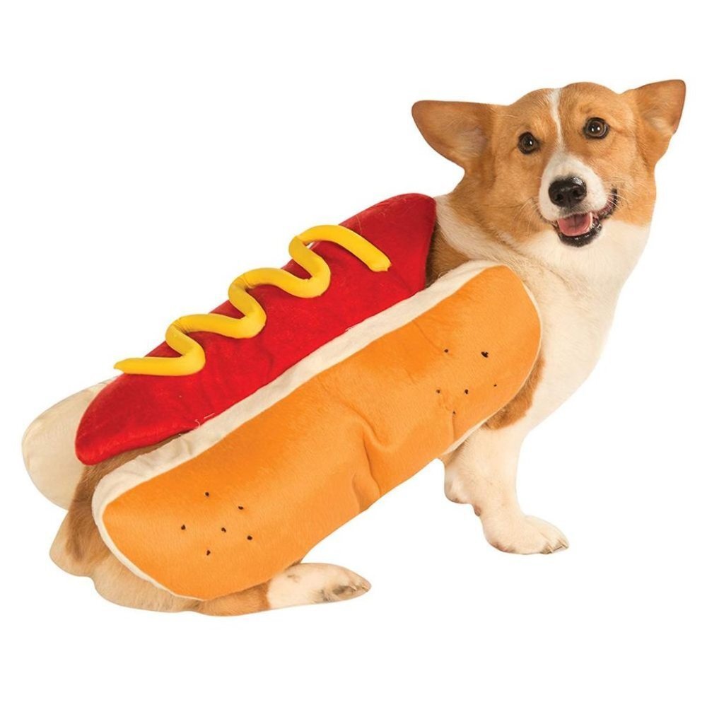 Hot Dog Dress Up, Funny Pet Costume Halloween Party Outfit Clothes Sausa…